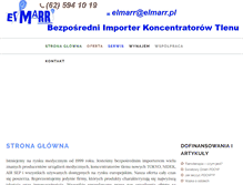 Tablet Screenshot of elmarr.pl